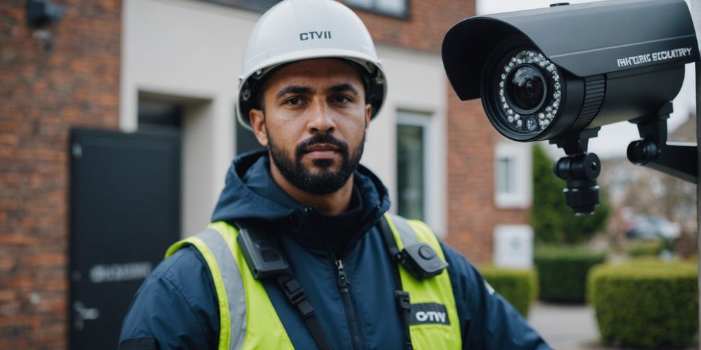 Customized security solutions for homes and businesses with cameras, alarms, and security personnel ensuring safety.