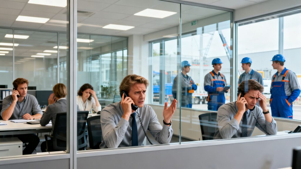 Office staff stressed while technicians are scarce.